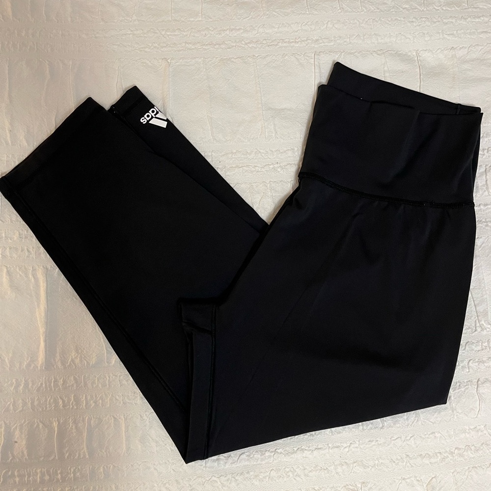 adidas Black High-Waist Performance Leggings